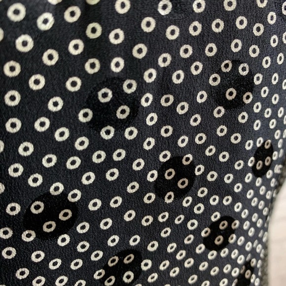 LONG Escada Silk Shirt Dress Size 8 - Picture 6 of 11